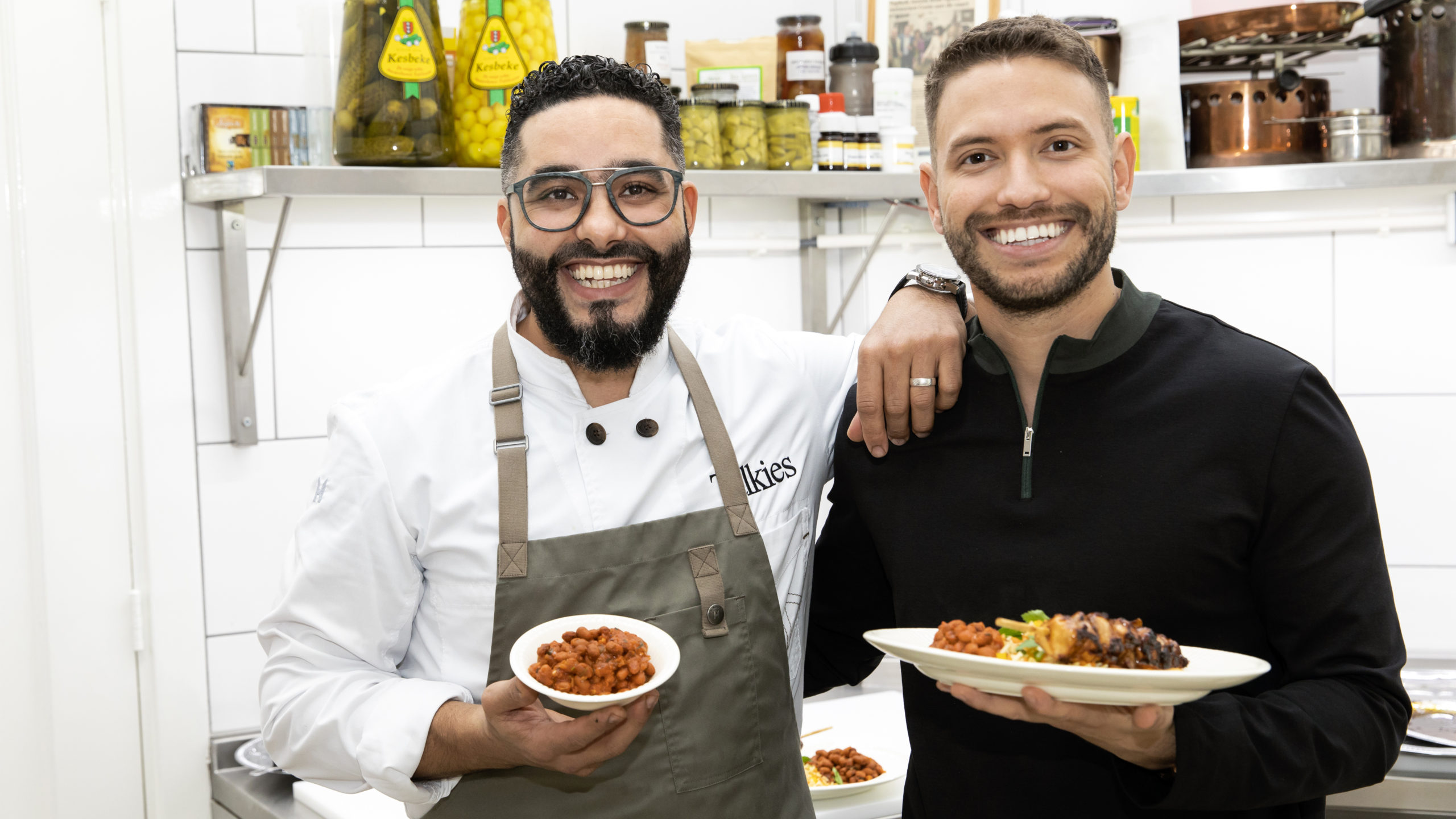Talkies chef Mounir kookt met Rolf Sanchez